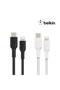 كابل USB إلى Lightning من القماش بطول 1.2 متر مع منظم - أسود - 2