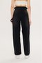 Alley Double Belt Black 90's Straight Oversize Women's Jeans (the Most Comfortable Fashion of School) - 7