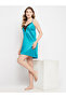 Chic Basic Babydoll in Teal Blue – Satin