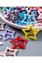 12 Pieces Mixed Color Star Snap Buckle - 3