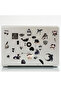 61 Pieces Black Coquette Gothic Sticker Set - Sticker Set Sketchbook - 2