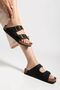 Unisex Orthopedic Sole Slippers Double-Strap Buckled Daily & Outdoor Slipper - 2