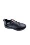 Genuine Leather Lightweight Design Men's Black Color Comfort Shoes - 4
