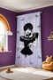 ستارة خلفية لغرفة الأطفال منقوشة من Dans Yarası Wednesday Addams (سعر الجناح الواحد) - 4