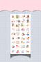 Mood Themed Sticker Set of 3 10X20 cm for Bullet Journal and Agenda - 3