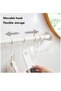 40cm Wall Mounted Cookware Rack with 7 S-Hooks, Versatile Kitchen Wall Organizer - 2