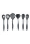 7 pcs Gray Silicone Utensil Set - 3