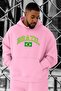 3 Yarn Combed Cotton Brazil Printed Plus Size Sweatshirt