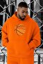3 Yarn Combed Cotton Basketball Printed Oversized Sweatshirt