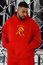 3 Yarn Combed Cotton Lion Printed Oversized Sweatshirt