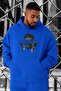 3 Yarn Combed Focus Freedom Printed Oversized Sweatshirt
