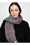 Shoulder Shawl - Gray - - 2