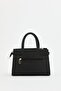 Braided Bag with Metal Accessories Black - 3