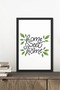 Home Sweet Home Written Frame Look Design Mdf Table