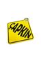 Special Glass Ornament for Taggers Plexiglass with Suction Cup Crest Yellow - 2