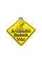 Special Glass Ornament for Taggers Plexiglass with Suction Cup Crest Yellow