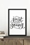 Just Keep Going تصميم طاولة MDF ذات مظهر إطاري مكتوب - 2