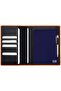 Leather Portfolio for Men and Women, Document File Folder Organizer Padfolio with A5 Note