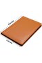 Leather Portfolio for Men and Women, Document File Folder Organizer Padfolio with A5 Note - 6