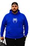 3-Ply Combed Cotton Spider Printed Plus Size Sweatshirt