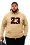 3 Yarn Combed Cotton 23 Printed Large Size Sweatshirt