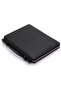 Leather Portfolio Padfolio with Zipper, Important File Document Organizer Case, Folders w - 7