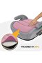 I-Size Booster Seat for Car with ISOFIX, 125-150cm (Group 2/3, 6-12 Years), Pink - 4