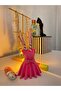 Dress-Shaped Makeup Brush Holder and Pen Holder Box Brush Organizer Decorative Makeup Desk Organizer - 4