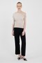 Beige Shoulder Accessory Detailed Half Sleeve Blouse 2490 - 3