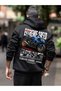 Unisex Women Men Extreme Speed Motorcycle Printed Hooded Basic Sweatshirt - 3