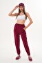 Women's Elastic Waistband, Elastic Detailed, Three-Threaded, Single Bottomed Sweatpants 255005 - 265042 - 2