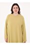 طقم مكون من قطعتين من Aerobin Basic Tunik&Pants مقاس كبير - أخضر فستق - - 2