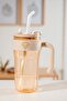قارورة بسيطة بمقبض – غطاء سيليكون مانع للتسرب، 950 مل. - 3