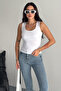 Women's V-Neck Sleeveless Fitted Office & Daily Use Blouse - 3