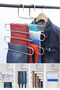 Pants hanger 5-layer metal Closet-internal Smart Chrome Hanger Pants Hanger 5-layer Organizer Model - 4