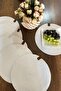 American Service / Presentation Plate Mat / Cream White Gray Coffee Color Options / 6 Pieces Jute Supla