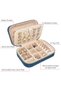 Velvet Covered Zipper Jewelry Box for Your Travels, Portable Jewelry Organizer Organizer - 5