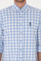 Men's Blue Long Sleeve Shirt 50264391-Vr036 - 6
