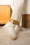 High Mini Classic Suede Furry Women's Boots - Beige - 3