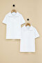Girls Polo Collar Short Sleeve 2 Pack School T-Shirt 21413