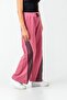 Girls' Wide Leg Pocketed Comfortable Cut Combed Cotton Sweatpants - 5