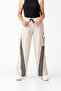 Girls' Wide Leg Pocketed Comfortable Cut Combed Cotton Sweatpants