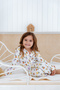 Bamboo Fabric Front Buttoned Girls' Pajama Set - 2