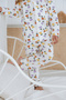 Bamboo Fabric Front Buttoned Girls' Pajama Set - 5