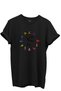 Fitness Time Sports and Yoga Figured Colorful Design 100% Cotton Regular Fit Unisex T-Shirt