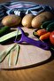 Matte Purple Slingshot Peeler – Stainless German Steel, Ergonomic Handle, Bidirectional Use - 2
