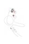 Casti Stereo M107, Microfon (Alb)