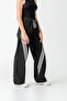 Girls' Wide Leg Pocketed Comfortable Cut Combed Cotton Sweatpants - 2