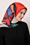 وشاح كريستالي لامع بنمط هندسي تجريدي