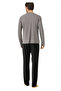 Men's New Season Long Sleeve Solid Home Wear Cotton Pajama Set Ch.Pc.6.100.C0 - 4
